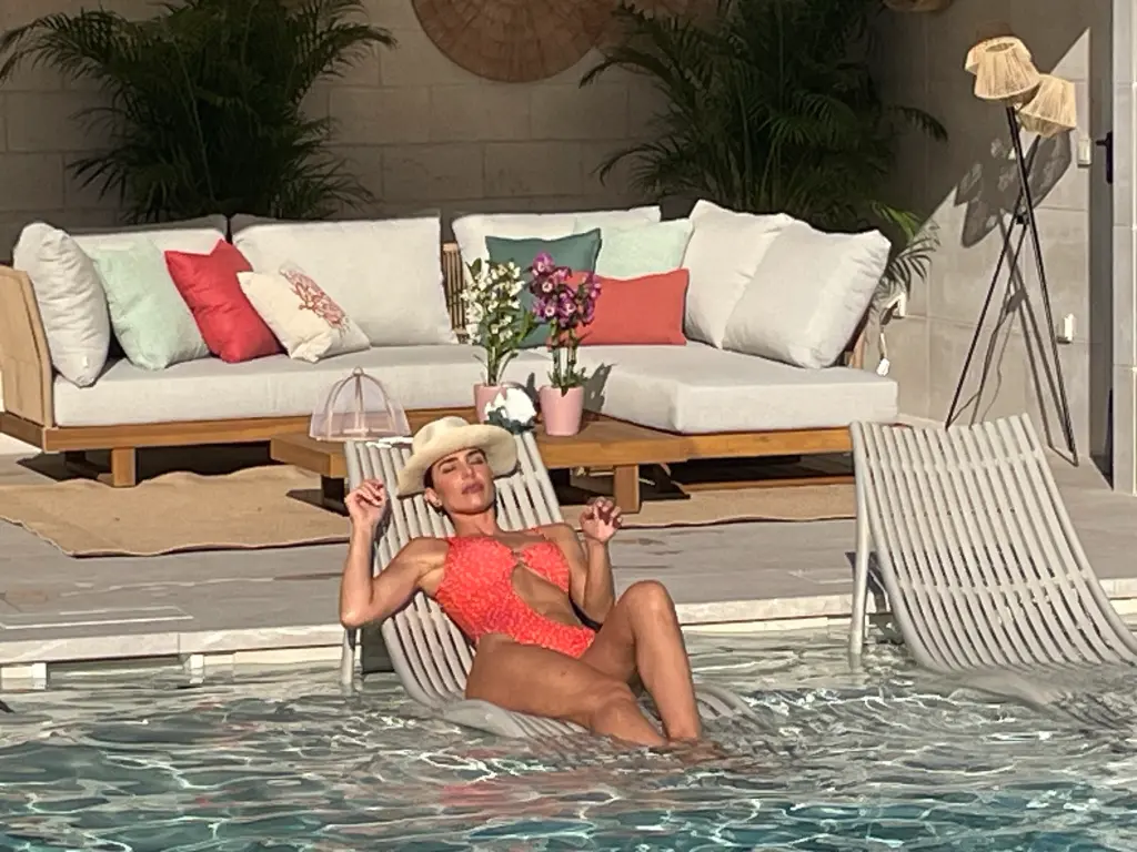 decoración piscina