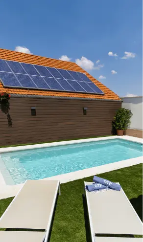 calentar piscina con placas solares